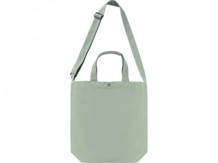 Сумка Helfer из хлопка на кнопке с регулирующейся лямкой, оливковый