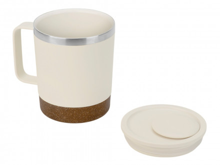 Стальная кружка с двойными стенками Swipe, белый0,00