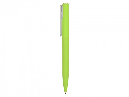 Ручка шариковая пластиковая Bon с покрытием soft touch, зеленое яблоко (Р)