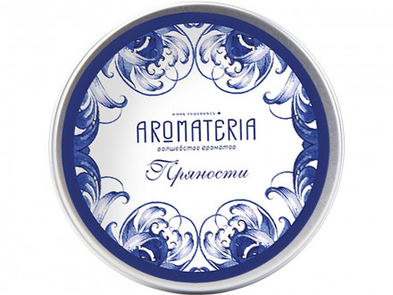 Набор: платок Гжель и свеча Птица счастья