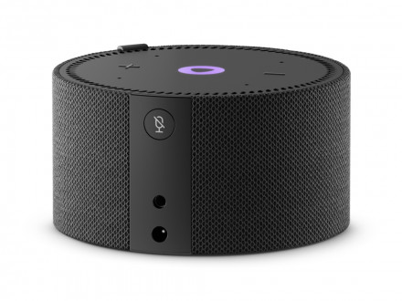 Умная колонка ЯНДЕКС Станция Мини с часами, 10 Вт, с Алисой, цвет: черный (YNDX-00020K)