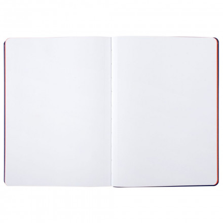 Ежедневник Blues недатированный, синий с оранжевым