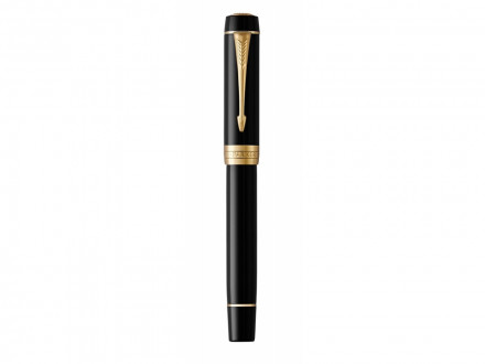 Перьевая ручка Parker Duofold Classic Centennial, Black GT, перо: F