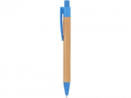 Шариковая ручка STOA с бамбуковым корпусом, голубой