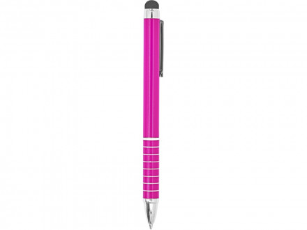 Ручка-стилус металлическая шариковая CANAIMA, фуксия