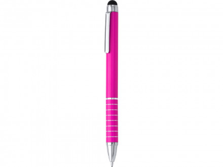 Ручка-стилус металлическая шариковая CANAIMA, фуксия