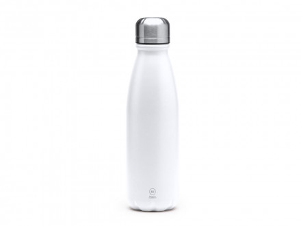 Бутылка KISKO из переработанного алюминия, 550 мл, белый