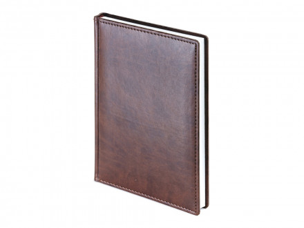 Ежедневник А5 датированный Velvet 2026, коричневый