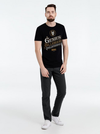 Футболка Tony Stark Genius, черная