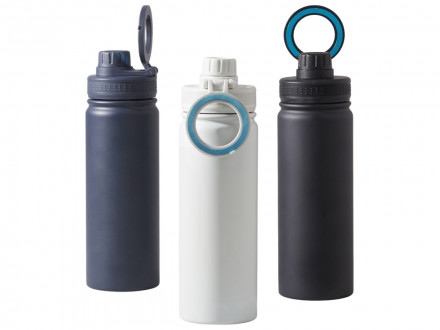 Вакуумная термобутылка с magsafe-держателем INSIDER, 600 мл, синий