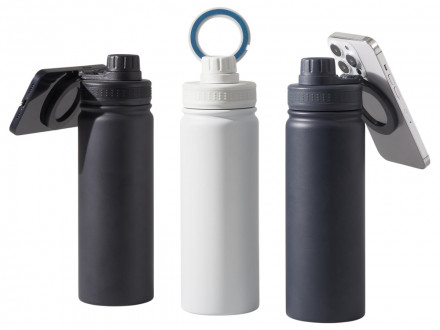 Вакуумная термобутылка с magsafe-держателем INSIDER, 600 мл, синий