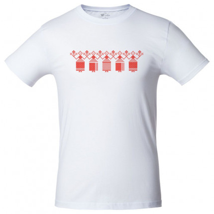 Футболка «Руфина Базлова. Женщины Беларуси», белая