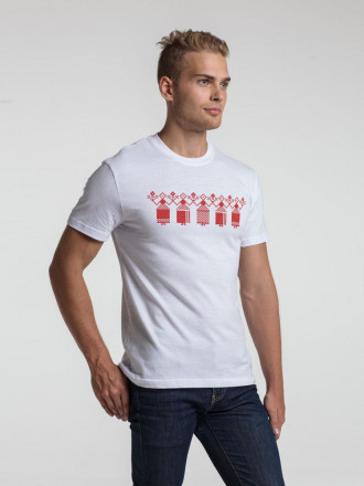 Футболка «Руфина Базлова. Женщины Беларуси», белая