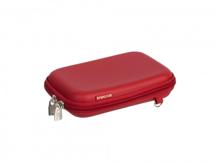 Чехол для жесткого диска из кожзама 9101, красный