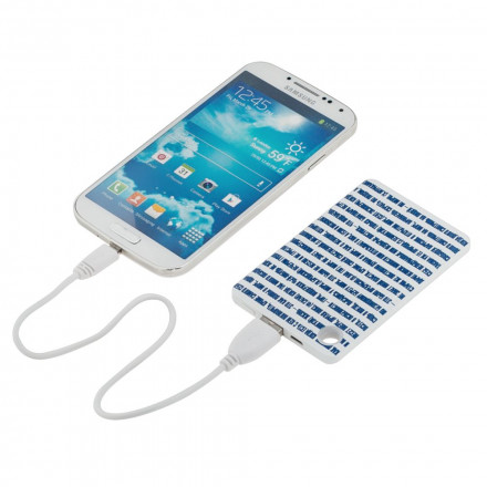 Внешний аккумулятор-фонарь «Аморе море» 2600 мАч