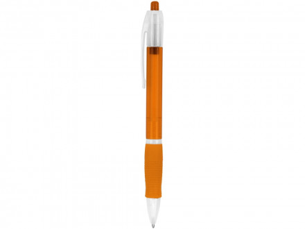 Ручка пластиковая шариковая ONTARIO, апельсин
