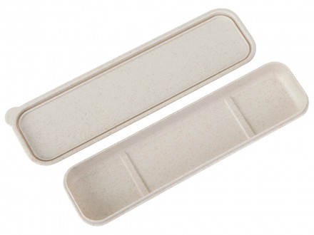 Набор столовых приборов Ron из бамбукового волокна, бежевый