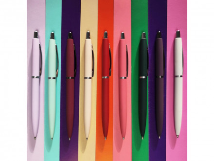 Ручка металлическая шариковая San Remo, софт-тач, 1.0 мм, коралловый