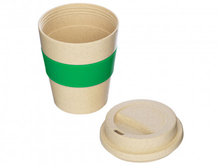 Стакан из пшеничной соломы Madrid 350 мл, зеленый