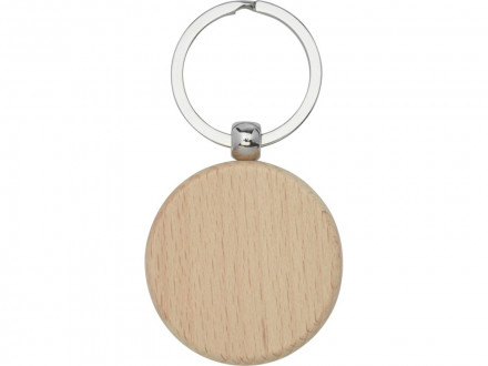 Круглый брелок Giovanni из бука, дерево