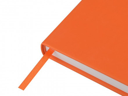 Ежедневник с каменной бумагой недатированный А5 Carrara, оранжевый