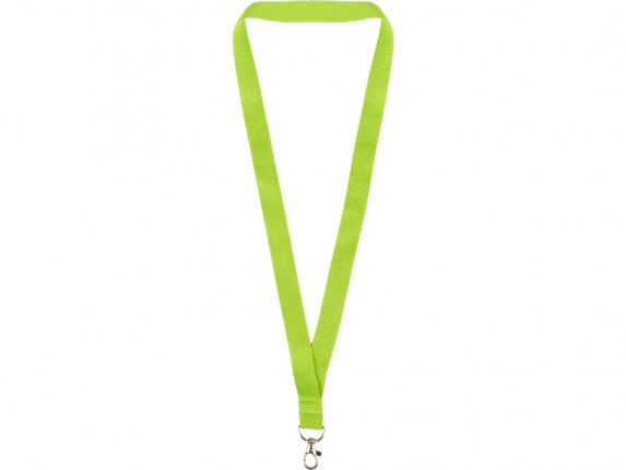 Ланъярд из RPET с карабином, зеленое яблоко