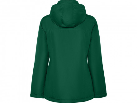 Парка утепленная America женская, бутылочный зеленый