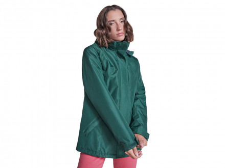 Парка утепленная America женская, бутылочный зеленый