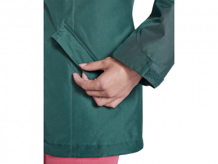 Парка утепленная America женская, бутылочный зеленый