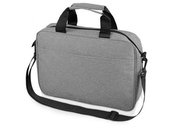 Сумка Брейв для документов и ноутбука 13,3, светло-серый/черный