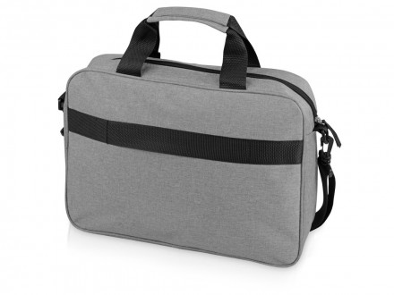 Сумка Брейв для документов и ноутбука 13,3, светло-серый/черный