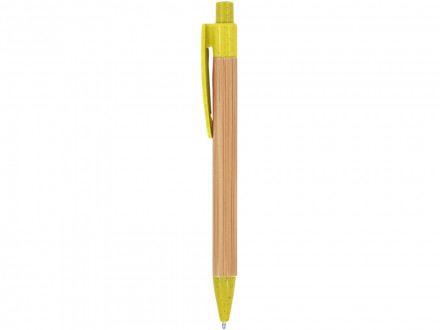 Шариковая ручка STOA с бамбуковым корпусом, желтый