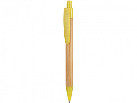 Шариковая ручка STOA с бамбуковым корпусом, желтый