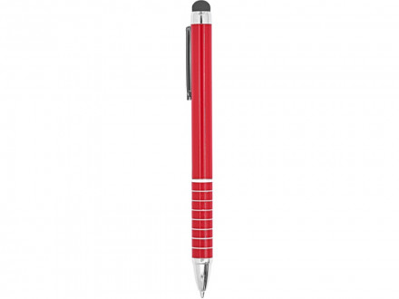 Ручка-стилус металлическая шариковая CANAIMA, красный