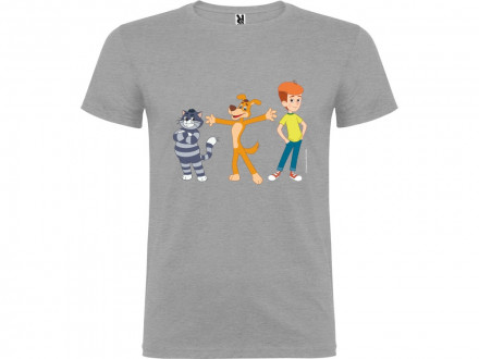 Футболка Простоквашино детская, серый меланж