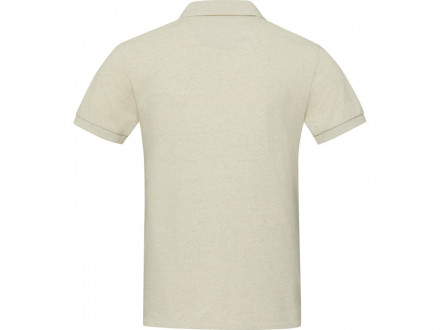 Emerald поло унисекс с коротким рукавом из переработанных материалов Aware™. - Бежевый