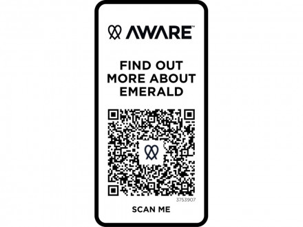 Emerald поло унисекс с коротким рукавом из переработанных материалов Aware™. - Бежевый