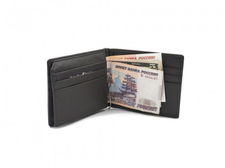 Бумажник С Зажимом мужской Beverly Hills Polo Club, коричневый