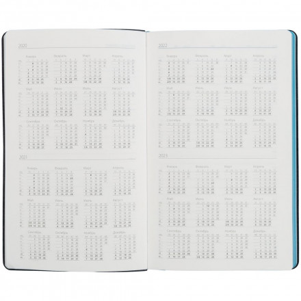 Ежедневник My Day, недатированный, бирюзовый