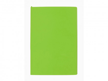 Бизнес-блокнот C1 софт-тач, гибкая обложка, 128 листов, зеленое яблоко (Р)