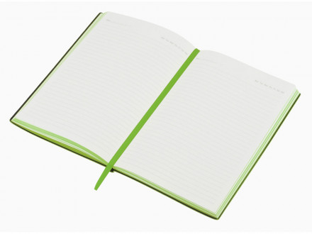 Бизнес-блокнот C1 софт-тач, гибкая обложка, 128 листов, зеленое яблоко (Р)