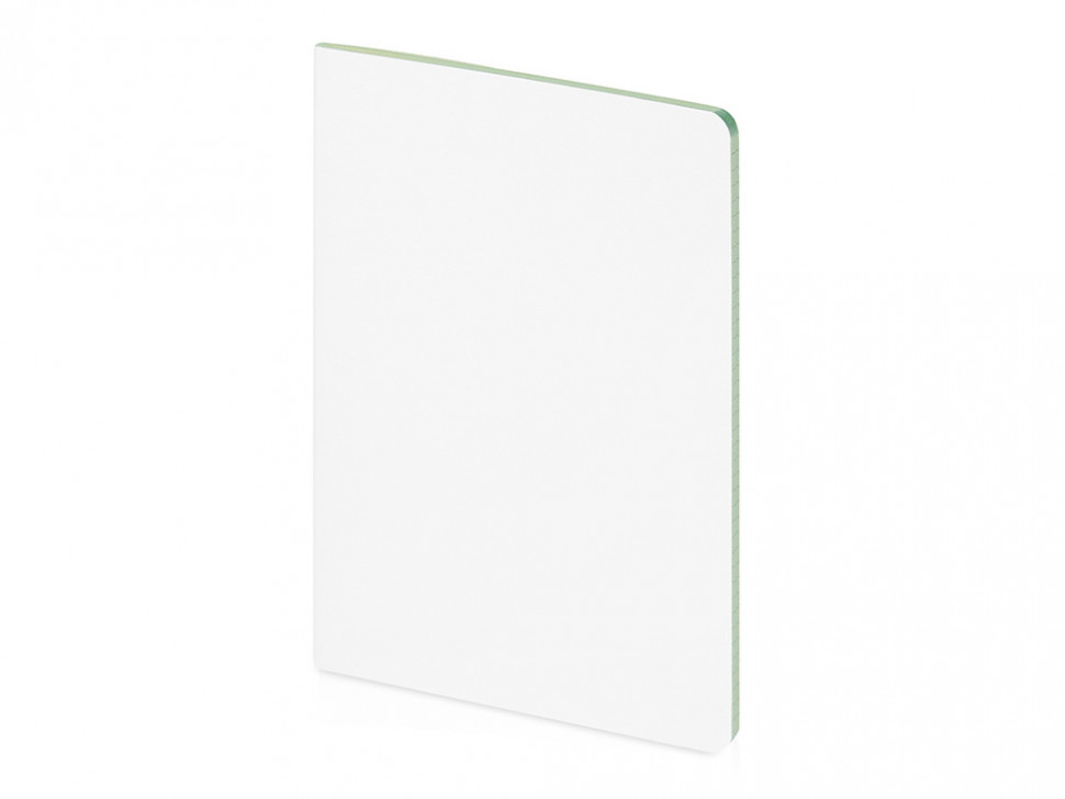 Бизнес-тетрадь А5 Pragmatic Contrast, 40 листов в клетку, белый с салатовым срезом