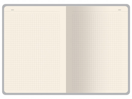 Бизнес-тетрадь А5 Pragmatic Contrast, 40 листов в клетку, белый с салатовым срезом