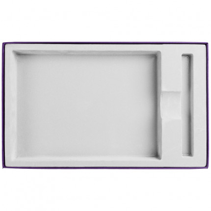 Коробка Adviser под ежедневник, ручку, фиолетовая