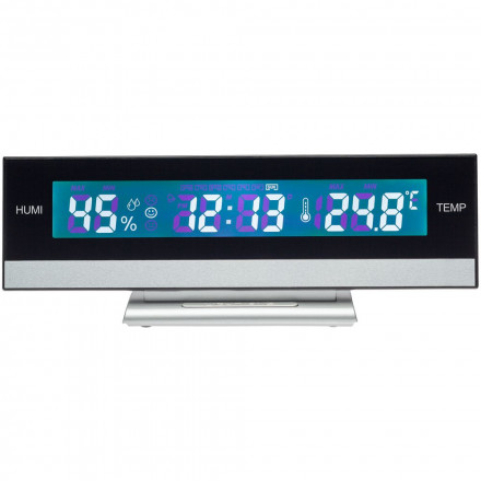 Часы с термометром и гигрометром Amplitude