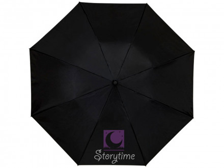 Зонт Clear night sky 21 двухсекционный полуавтомат, черный