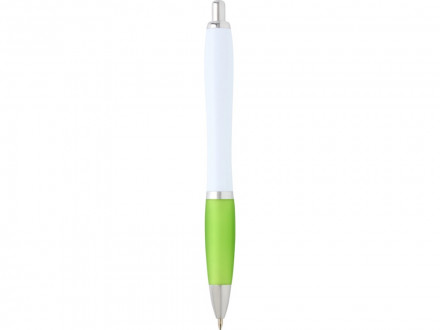 Nash шариковая ручка из переработанной пластмассы - Зеленый лайм (черные чернила)