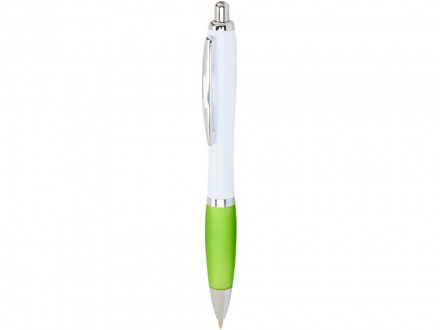 Nash шариковая ручка из переработанной пластмассы - Зеленый лайм (черные чернила)