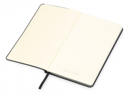 Блокнот Notepeno 130x205 мм с тонированными линованными страницами, черный (Р)