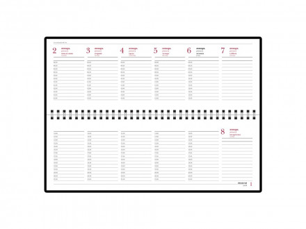 Планинг датированный Velvet 2026, зеленый